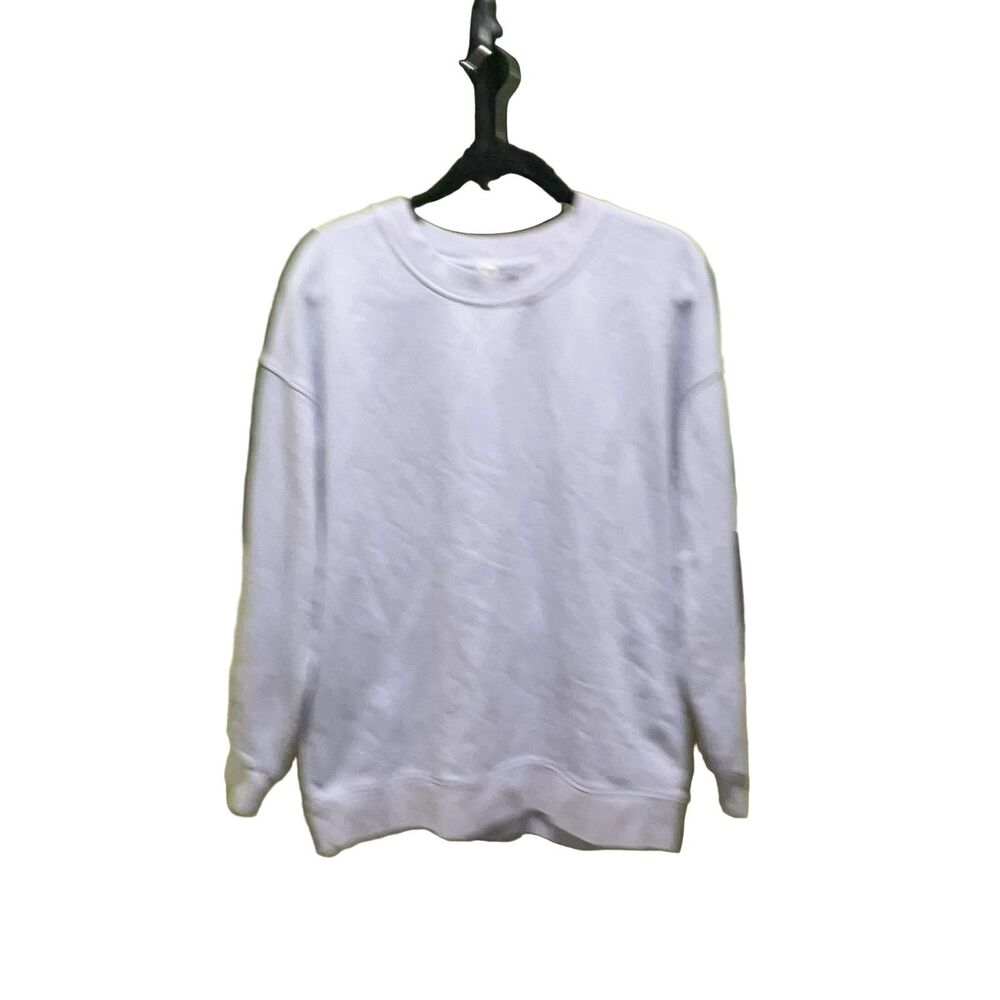 lululemon Perfectly Oversized Crew Sweatshirt Women's Size 8 Light Blue LW3DUTS
